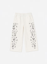 Calça Sarja Baggy Ursinhos e Laços