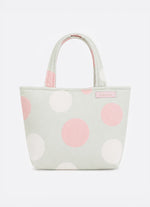 Bolsa Algodão Estampado Laço Puffer