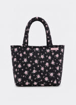 Bolsa Algodão Estampado Laço Puffer