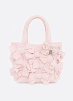 Bolsa Puffer Multi Laços Algodão Bordado
