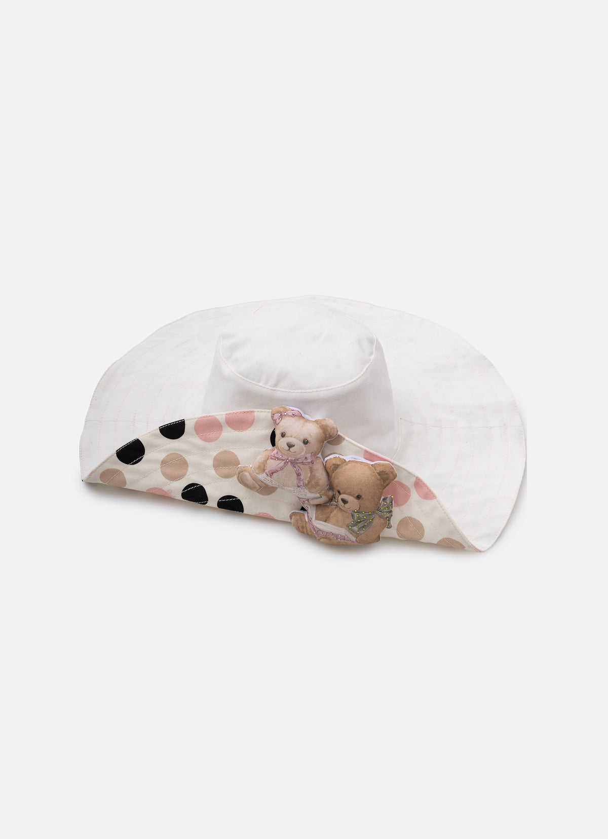 Chapéu Sarja Poá Colorido Ursinhas Puffer
