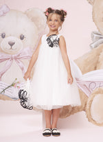 Vestido Tule Maxi Flor