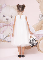 Vestido Tule Maxi Flor
