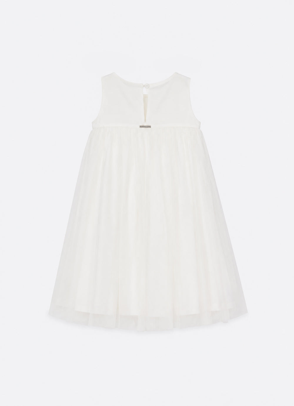 Vestido Tule Maxi Flor