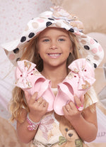 Sandália Clogs Laço Puffer Ursinha