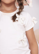 Blusa Cotton Multi Laços Algodão Bordados