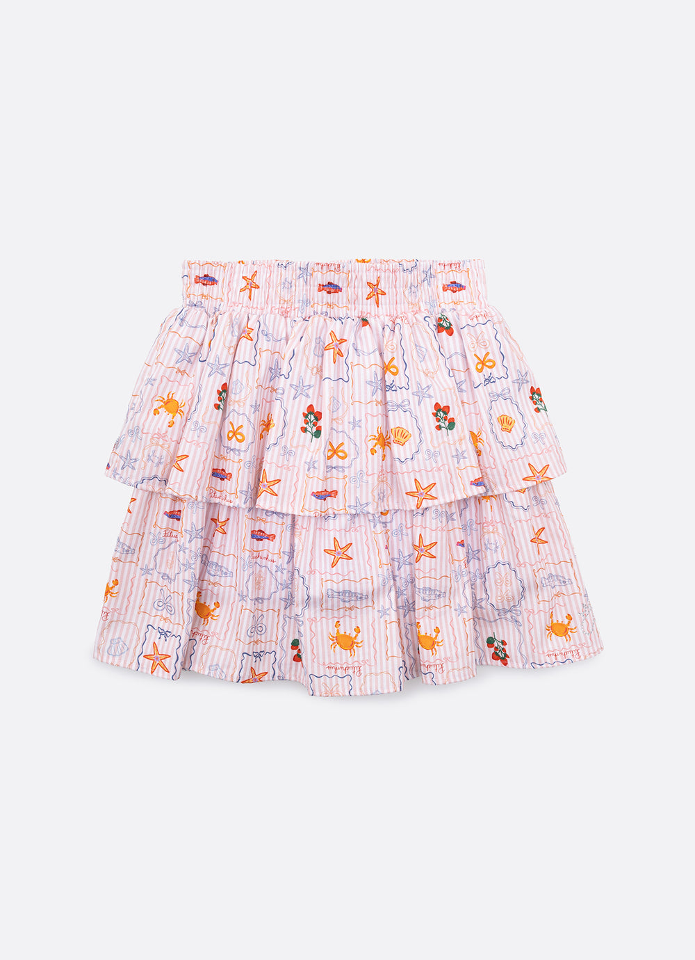 Saia Short Algodão Estampada