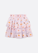 Saia Short Algodão Estampada