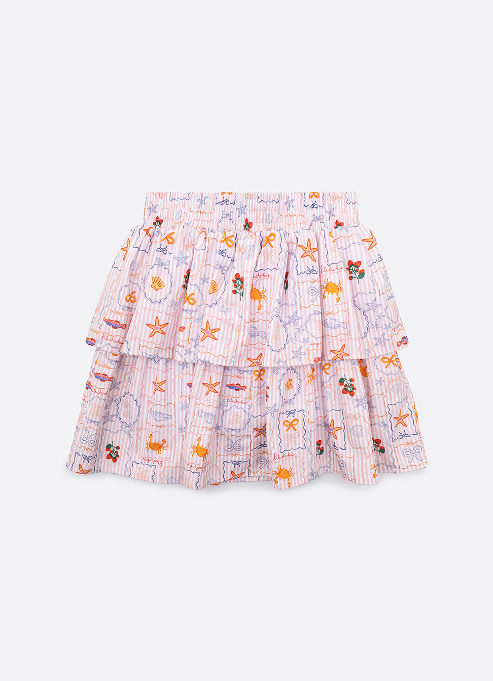 Saia Short Algodão Estampada