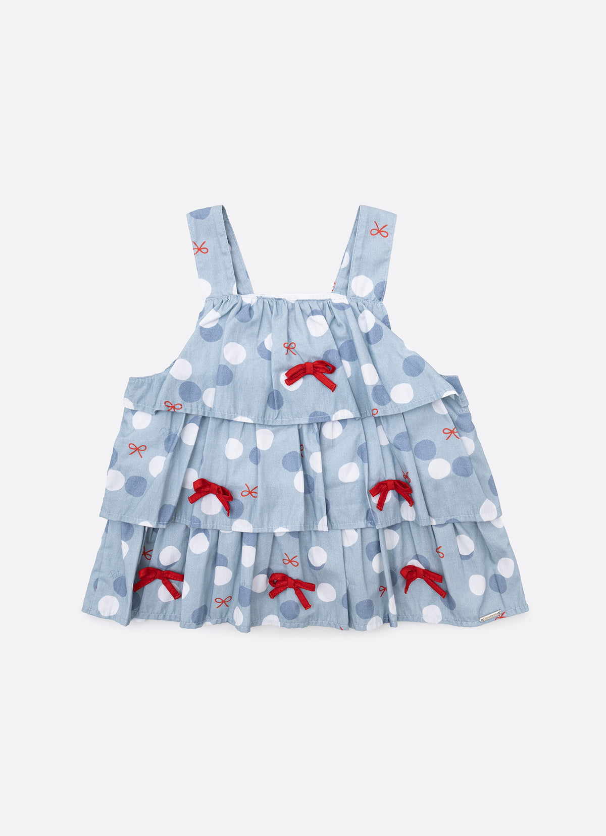 Blusa Algodão Poá Babados