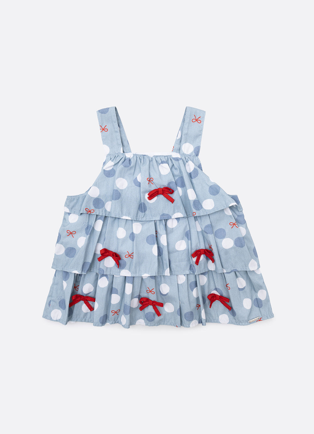 Blusa Algodão Poá Babados