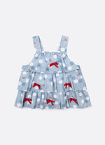 Blusa Algodão Poá Babados