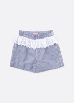 Short Algodão Listrado Broderi