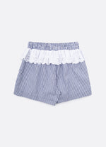 Short Algodão Listrado Broderi
