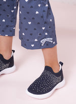 Calça Pantacourt Algodão Estampada