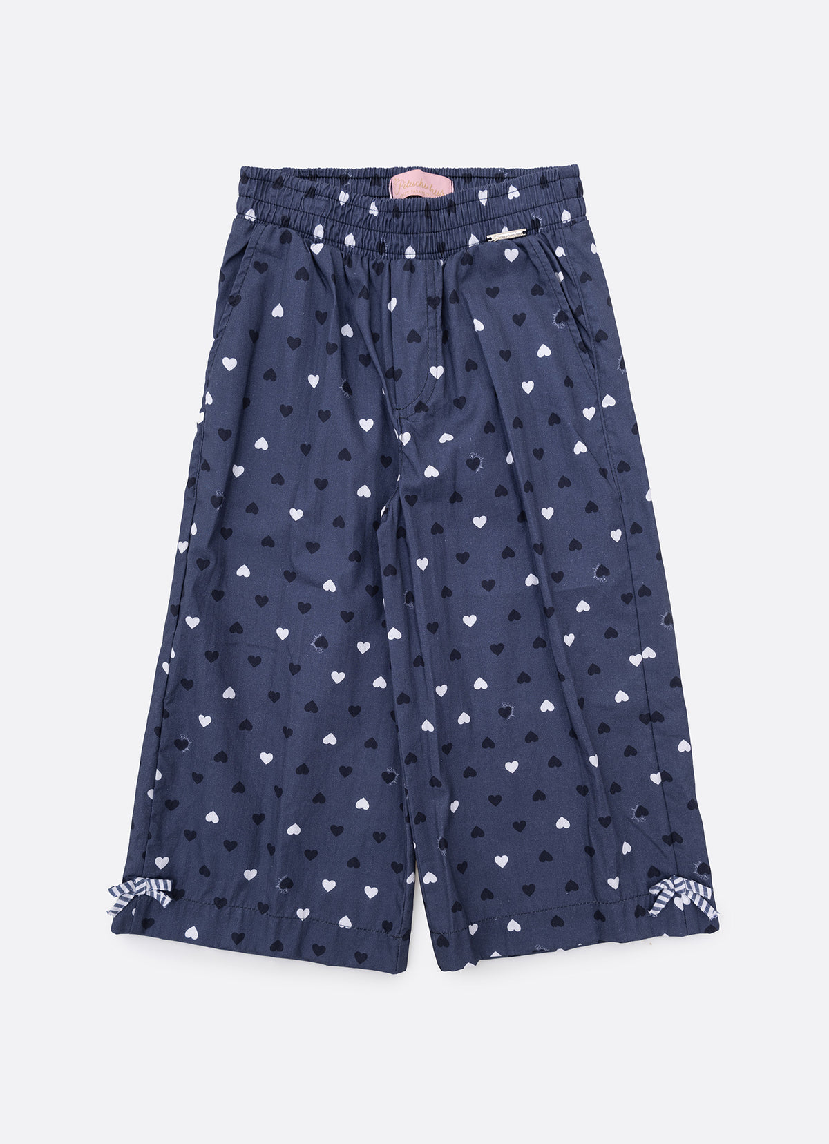 Calça Pantacourt Algodão Estampada