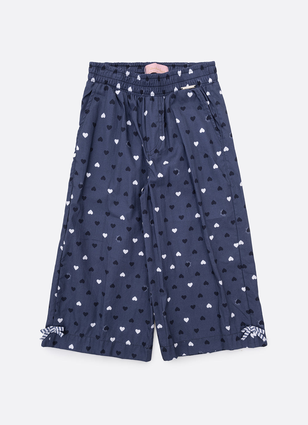 Calça Pantacourt Algodão Estampada