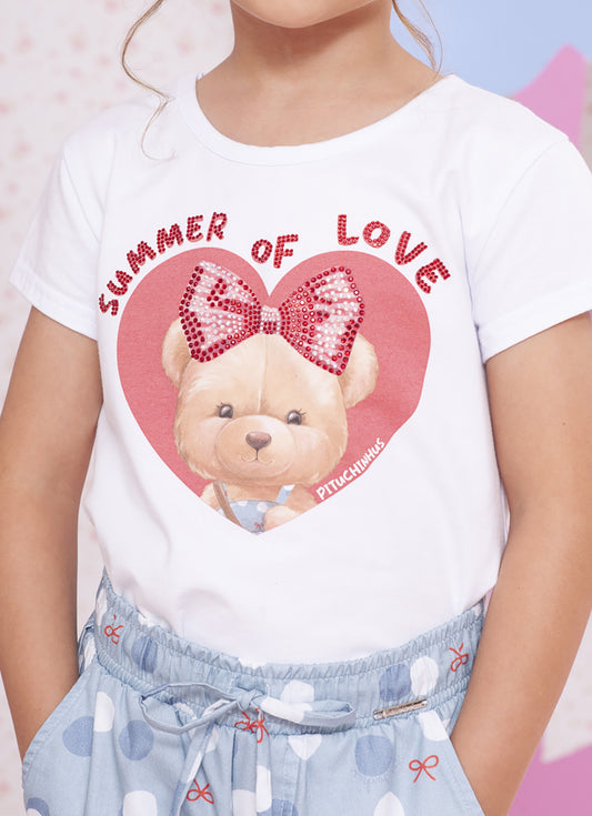 Blusa Cotton Ursinha