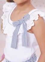 Blusa Ribana Babado Broderi