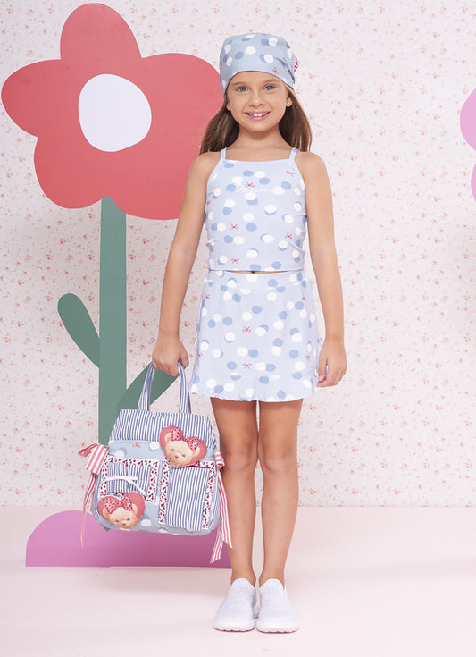 Saia Short Light Estampada Pituchinhus