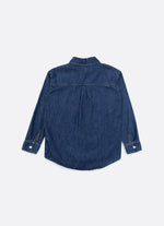Camisa Jeans Fino Rendinhas