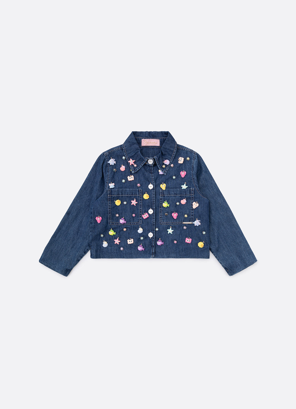 Jaqueta Jeans Fino Charms