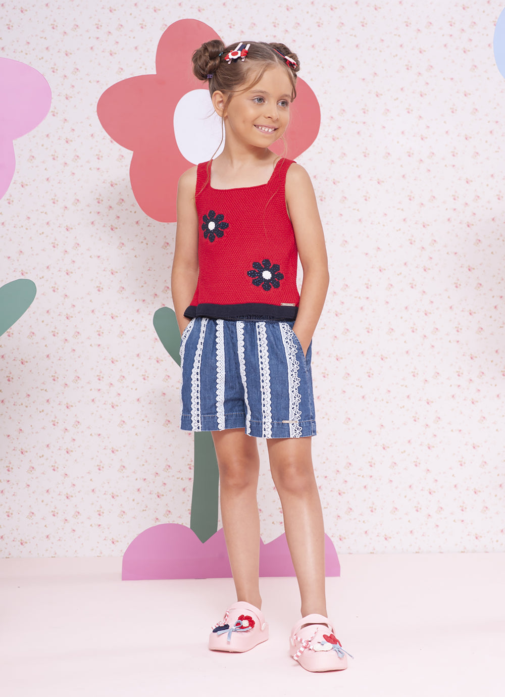 Short Jeans Fino Rendinhas