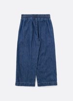 Calça Pantacourt Jeans Fino Rendinhas