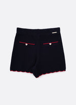 Short Tricot Botões Jóia