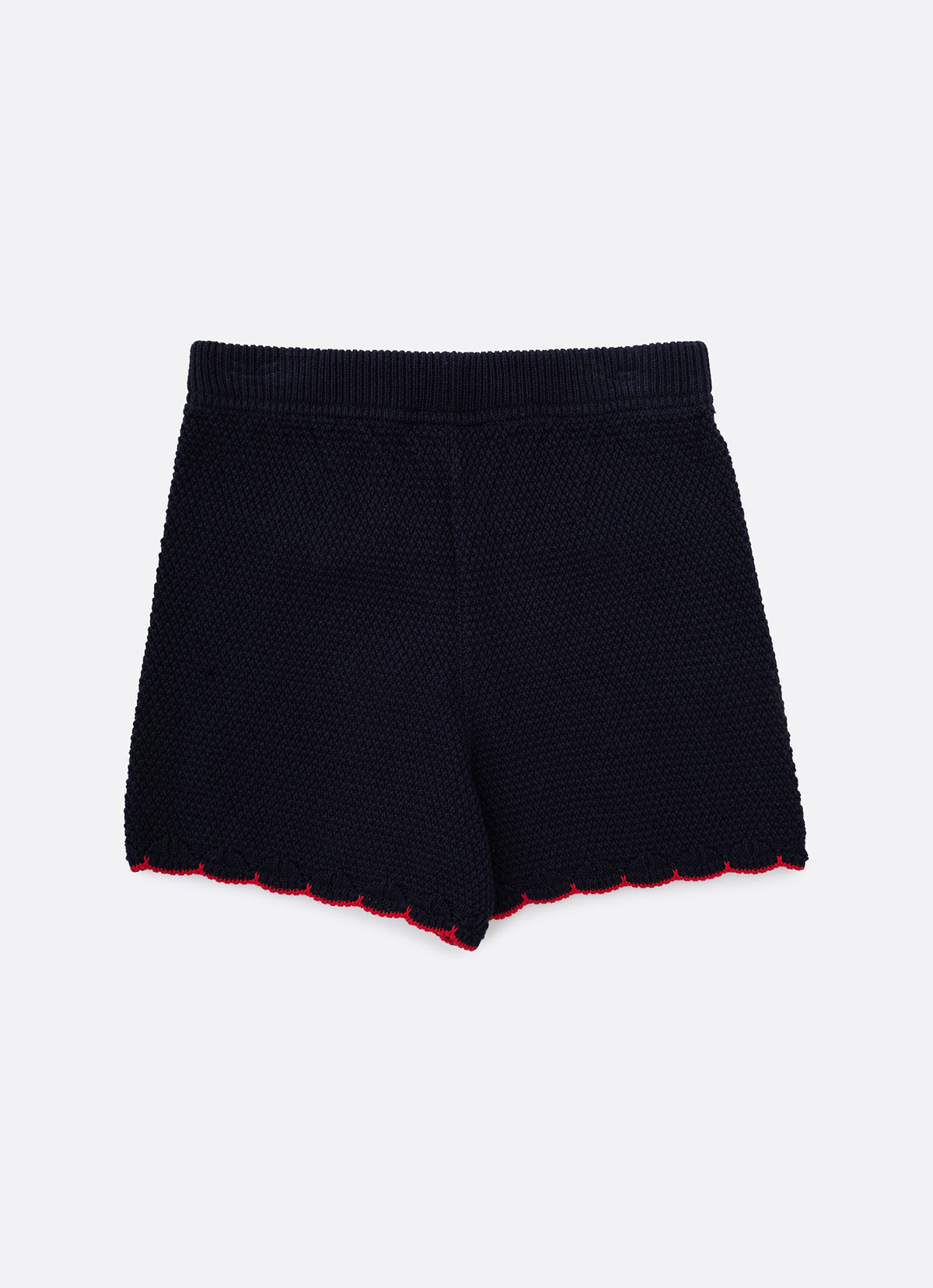 Short Tricot Botões Jóia
