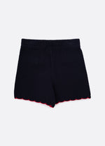 Short Tricot Botões Jóia