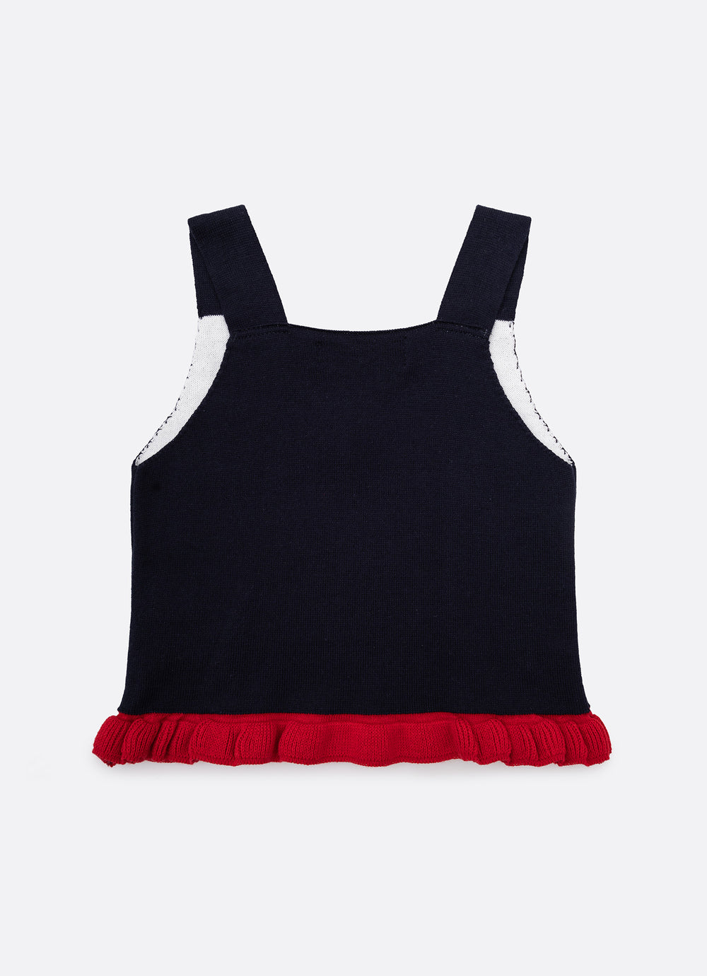 Regata Tricot Laço e Babadinho