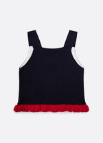 Regata Tricot Laço e Babadinho