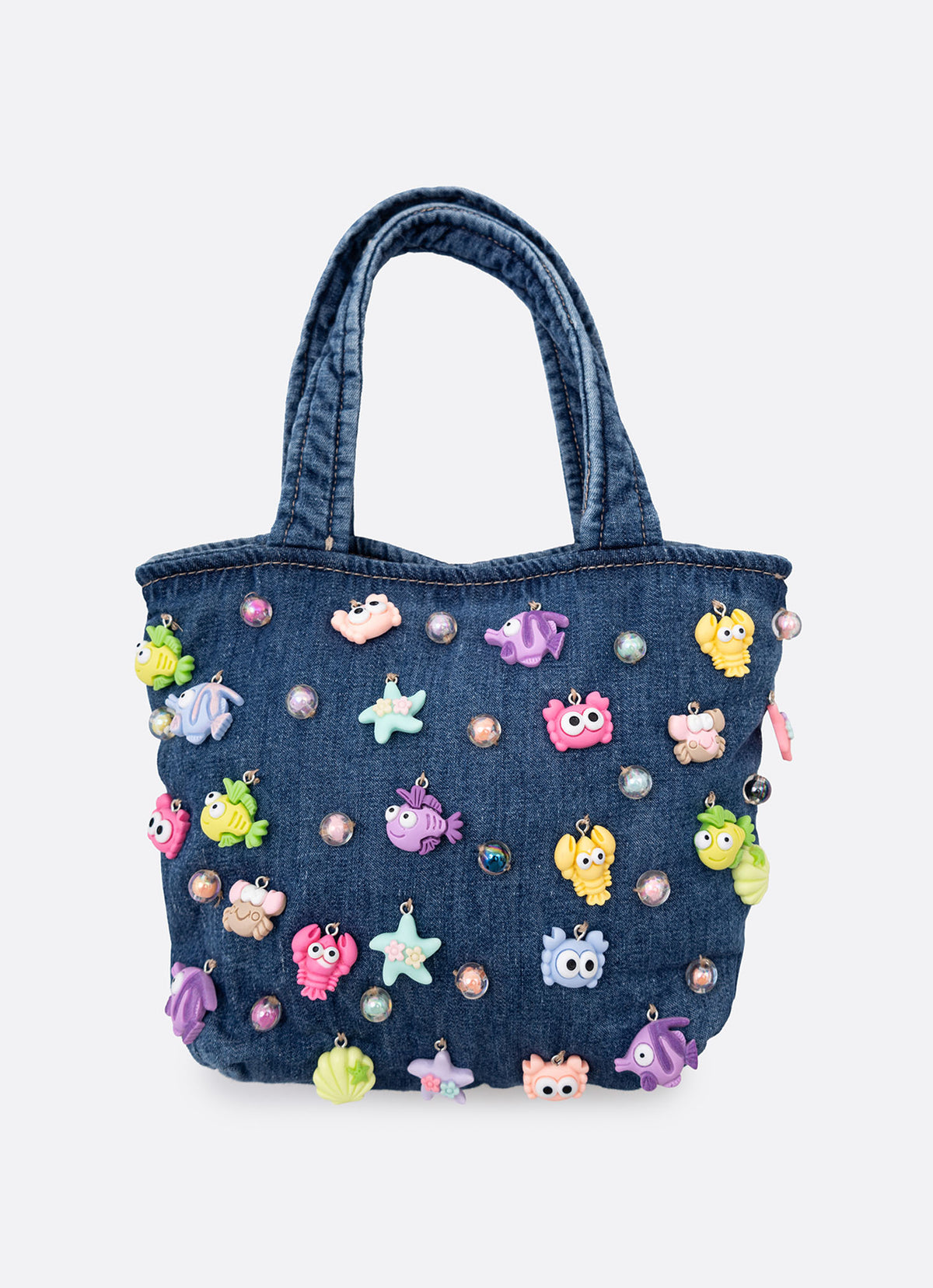 Bolsa Puffer Jeans Fino Charms