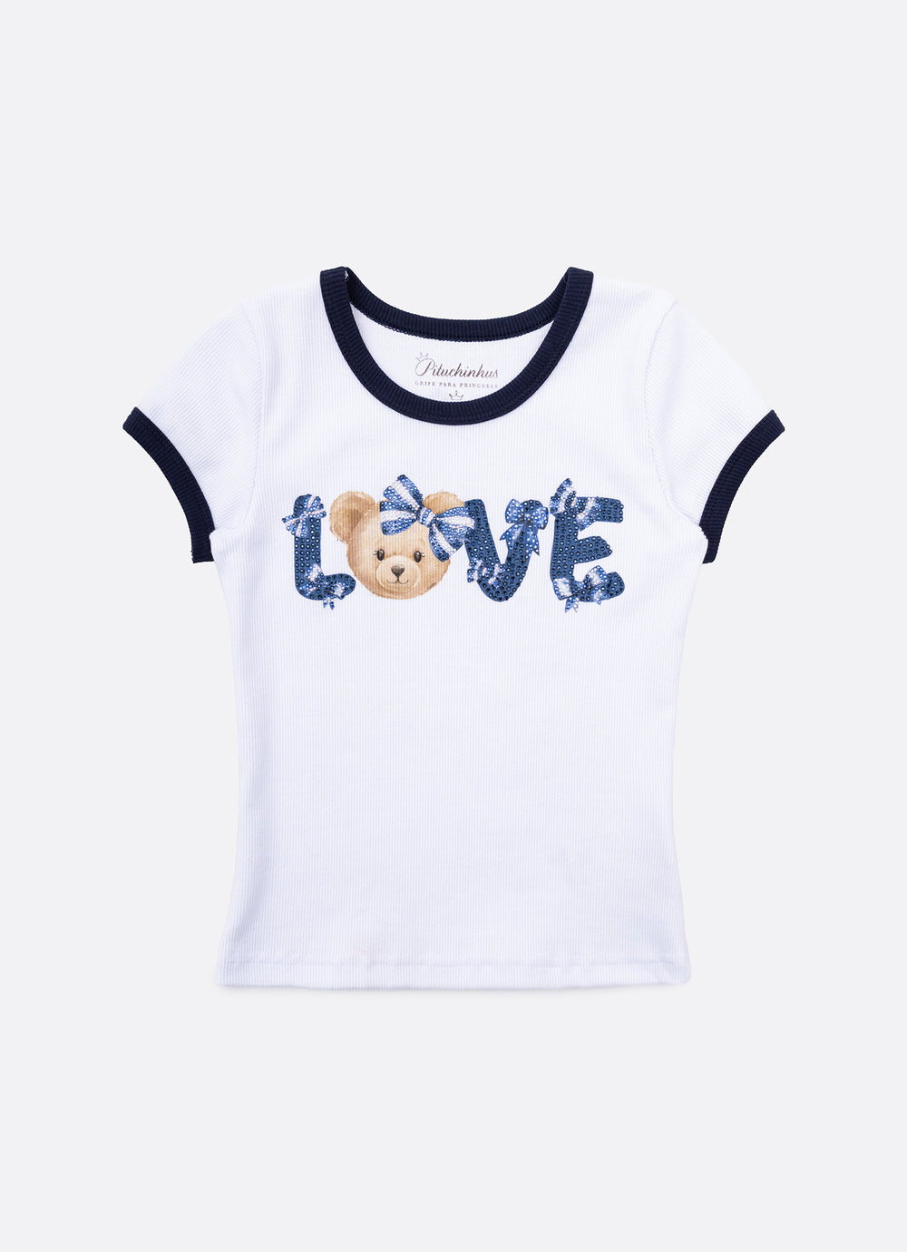 Blusa Rib Ursinha Love