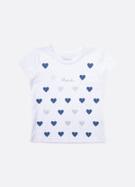 Blusa Cotton Corações Cristal