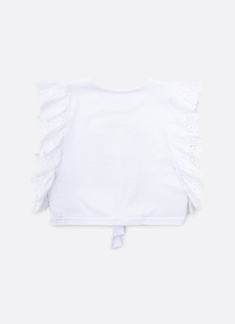 Blusa Cotton Boneca Broderi Mangas