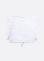 Blusa Cotton Boneca Broderi Mangas