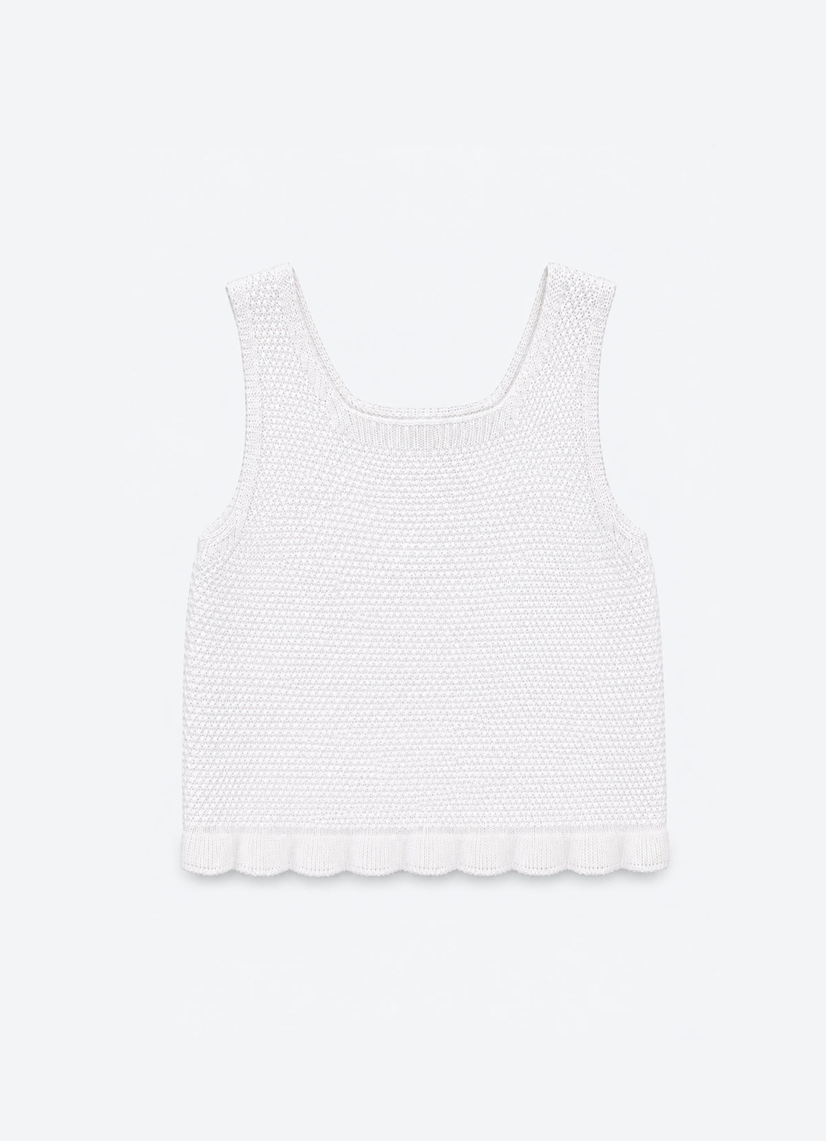 Regata Tricot Laço Bordado