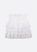 Saia Short Tricot Babados Broderi