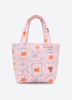 Bolsa Algodão Estampado Laço