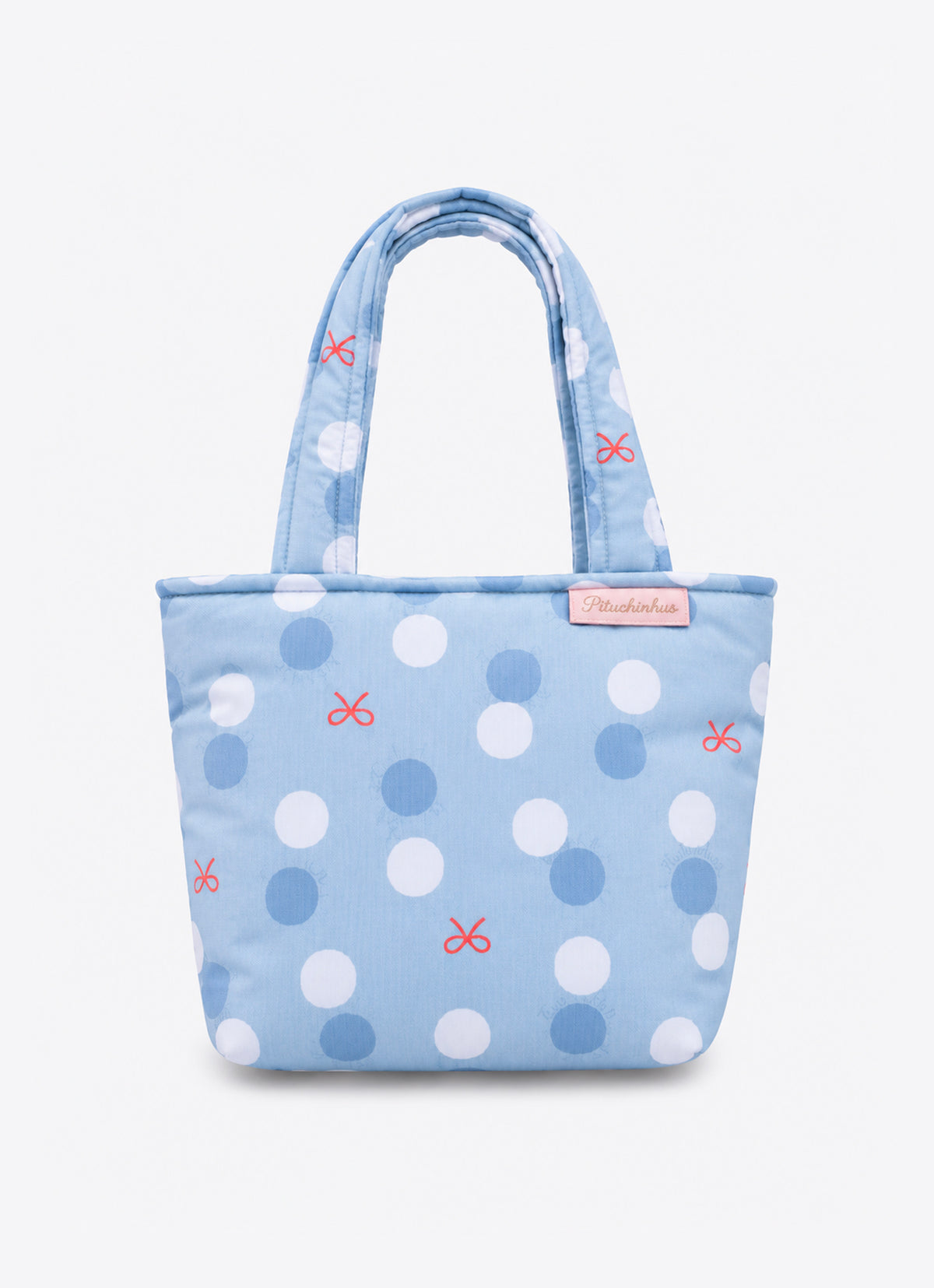 Bolsa Algodão Estampado Laço