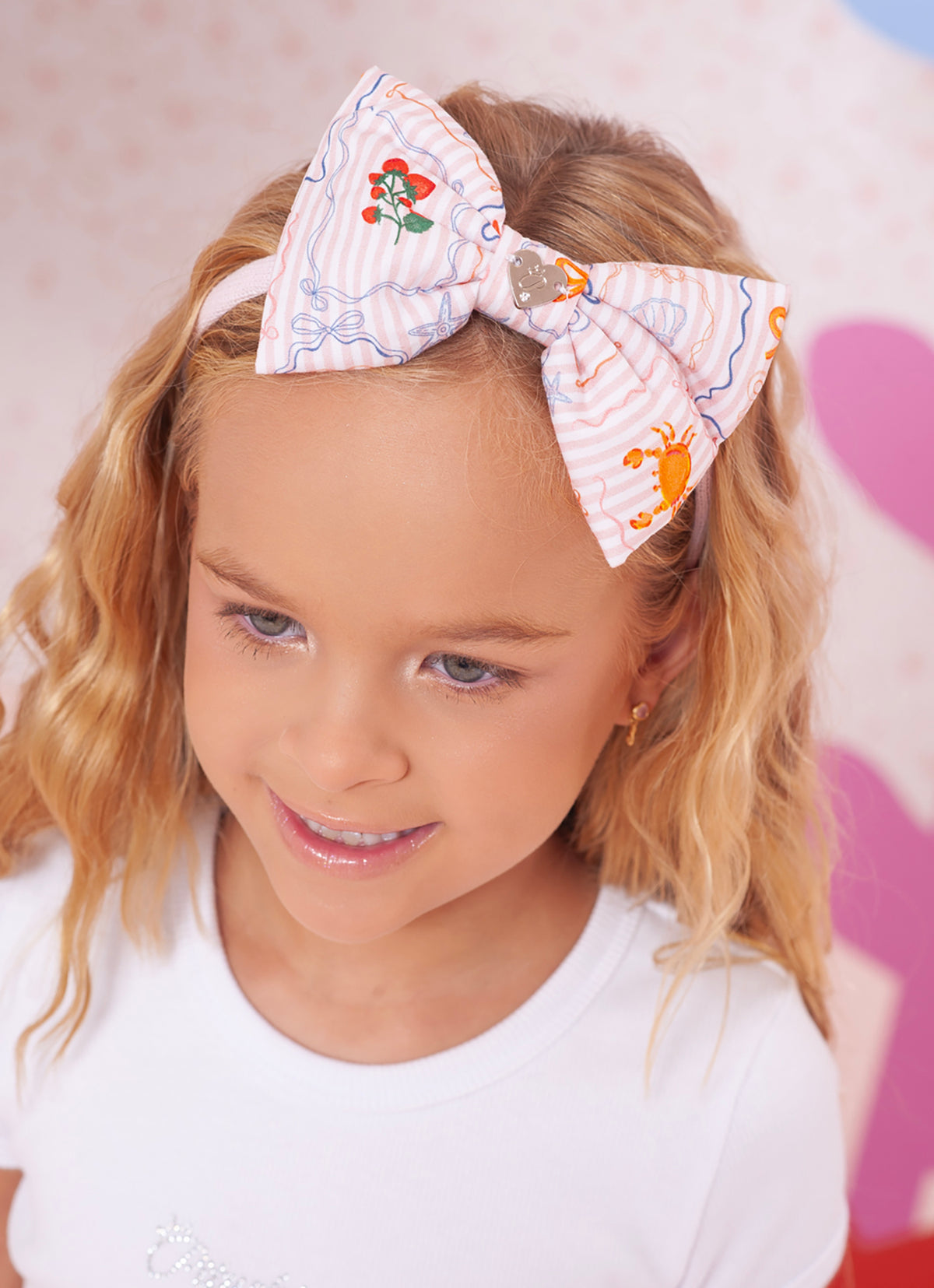 Arco Laço Algodão Estampado