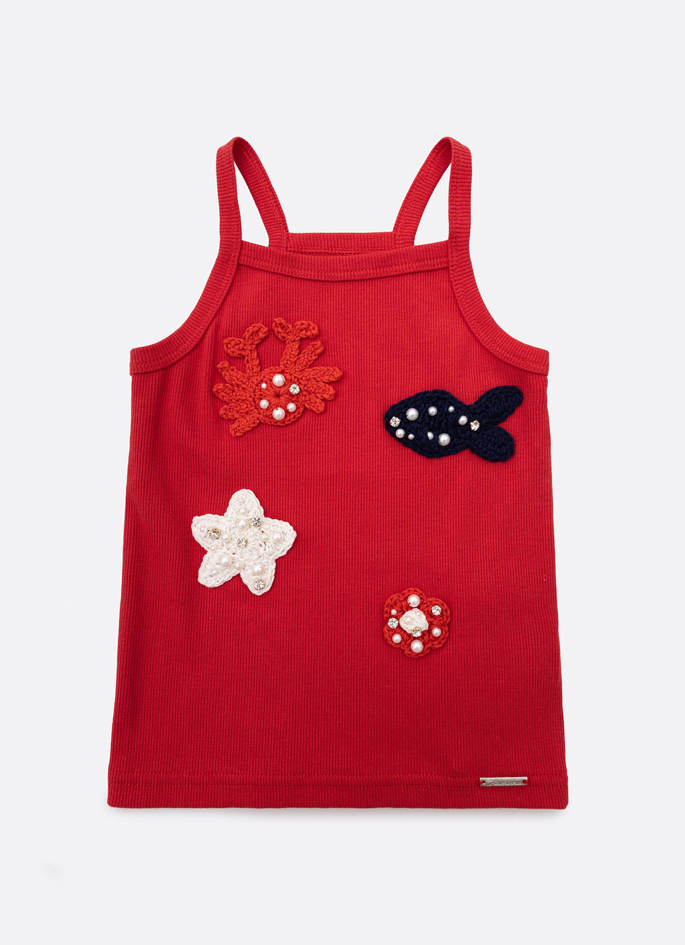 Blusa Ribana Crochê Bordados
