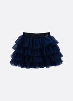 Saia Short Babados Tule