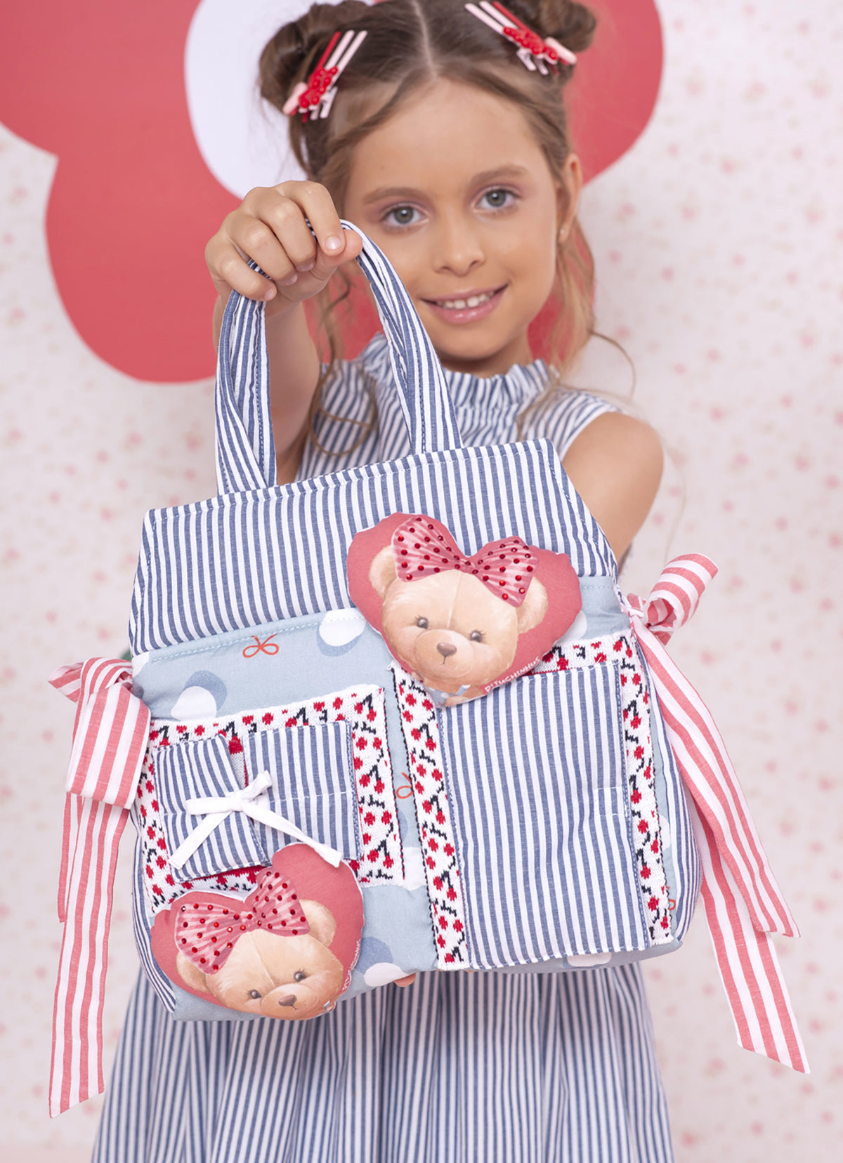Bolsa Casinha Corações Ursinha