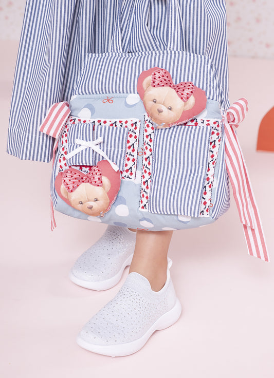 Bolsa Casinha Corações Ursinha
