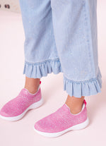 Calça Pantacourt Jeans Fino Cristais