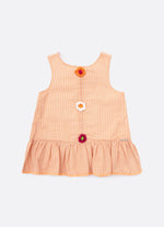 Blusa Algodão Xadrez Flores Crochê