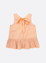 Blusa Algodão Xadrez Flores Crochê